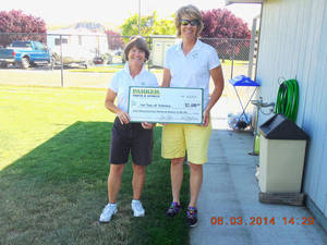 Yakima 1st Tee grant to purchase sets of junior golf clubs (Mollie Thola and Christina McCarthy)